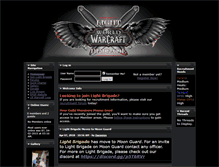 Tablet Screenshot of lightbrigades.com